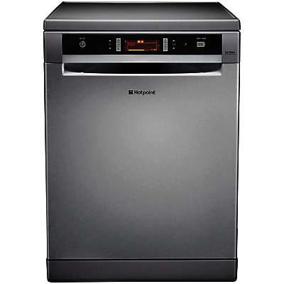 Hotpoint Ultima FDUD51110X Freestanding Dishwasher, Stainless Steel Hotpoint Ultima FDUD51110X Freestanding Dishwasher, Stainless Steel